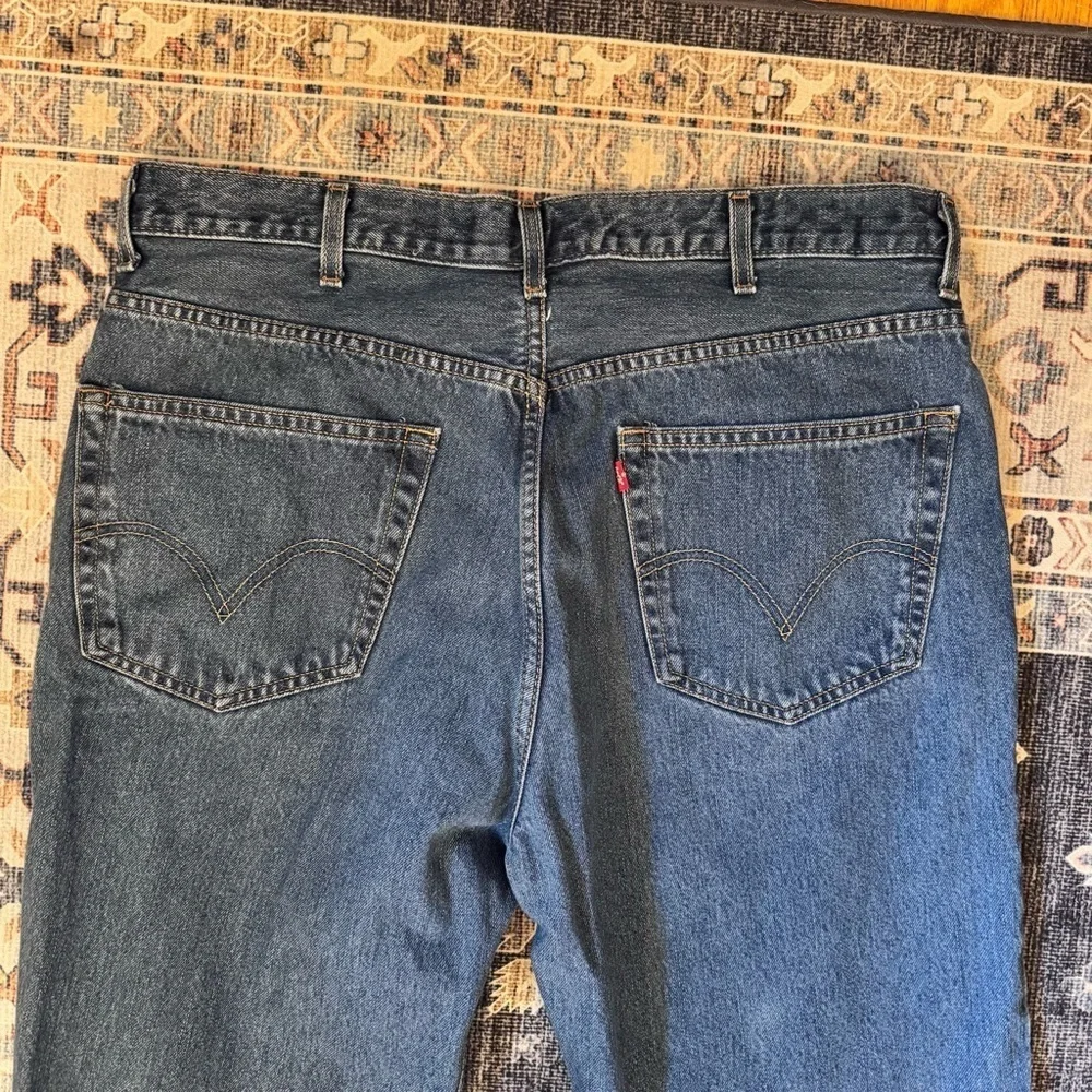 Levi’s 550 Relaxed Fit Men’s Medium Wash 100% Cotton Denim Size 38x29 - Picture 3 of 7